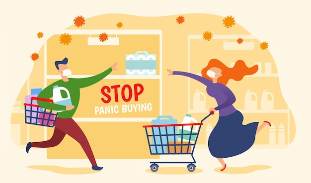 Stop panic buying