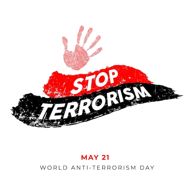 Stop Terrorism Anti Terrorism Day