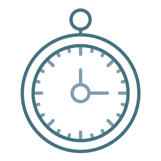 StopWatch Flat Illustration