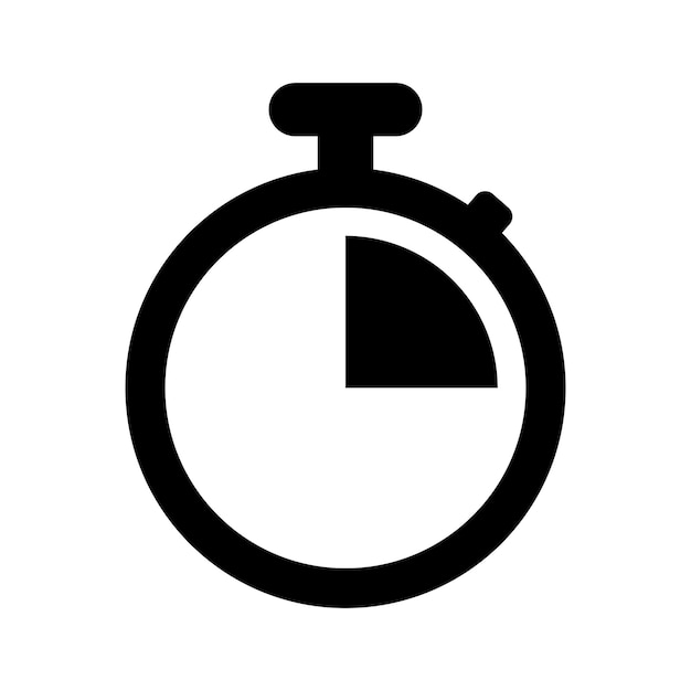 Stopwatch icon vector