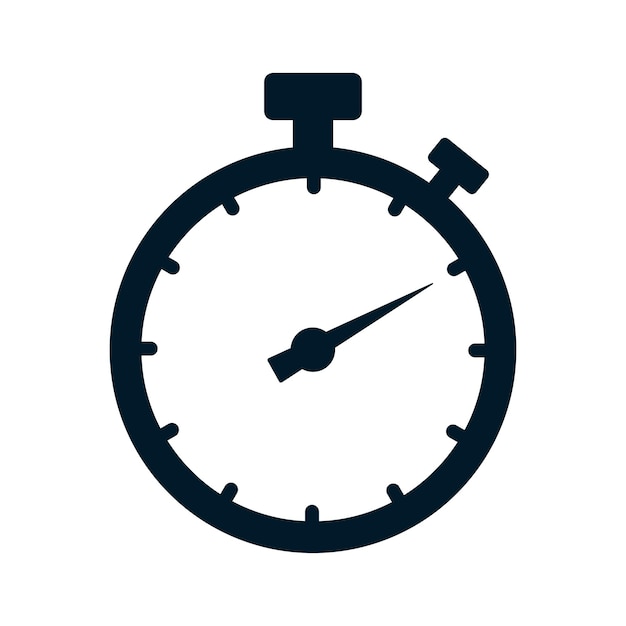 Stopwatch vector logo icon