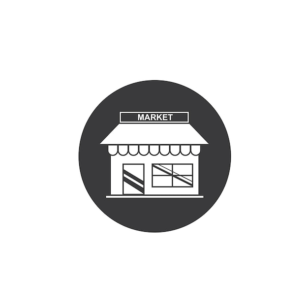 Store icon logo vector illustration