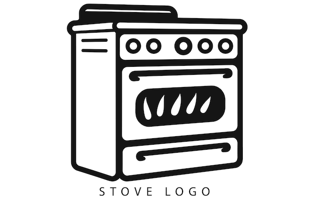 Stove icon logo vector design