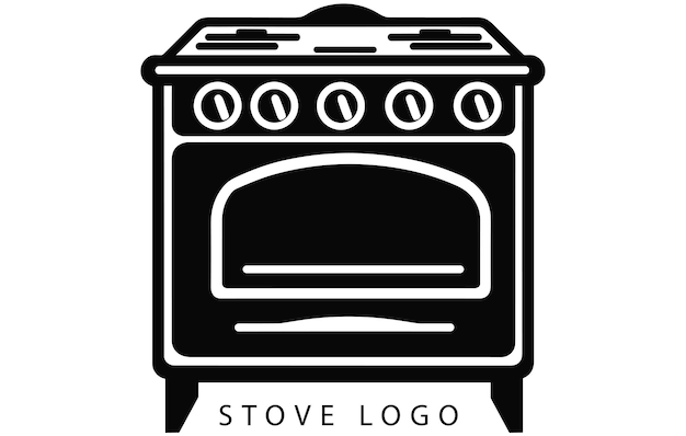 Stove icon logo vector design