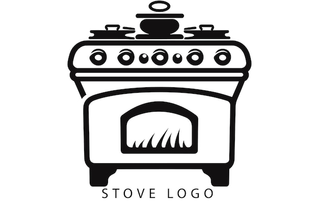 Stove icon logo vector design