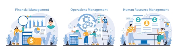 Vector strategy and management set key elements of financial operations and human resource management