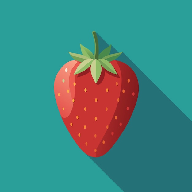 strawberries vector illustration flat 2