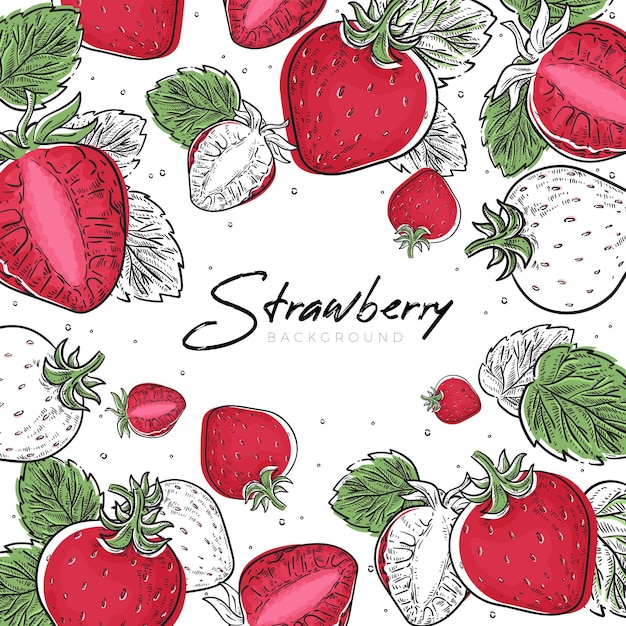 Strawberry Fruit Background