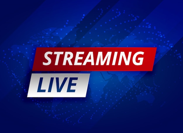 streaming live news background template