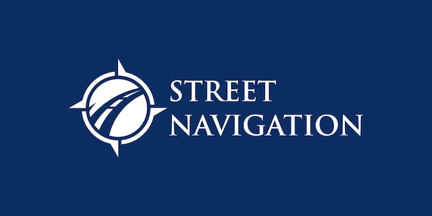 Street navigation inspirational logo design and business card