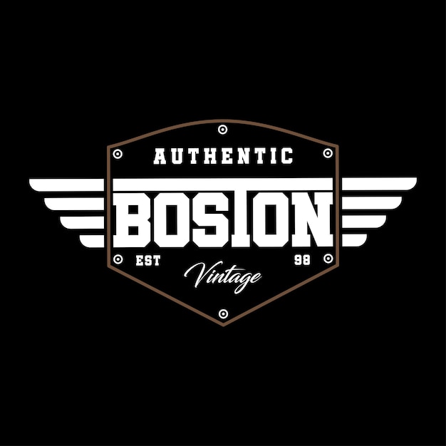 Streetwear Graphic Design Boston Vintage