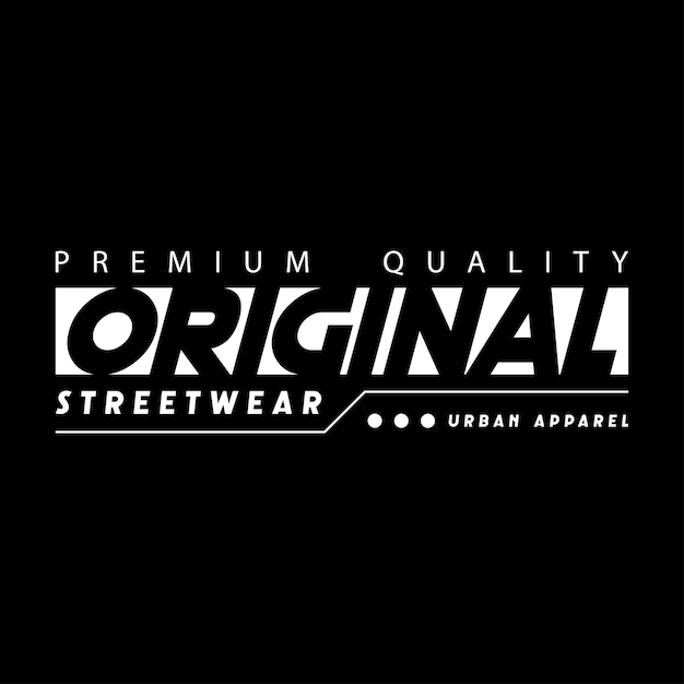 Streetwear Graphic Design Original Print