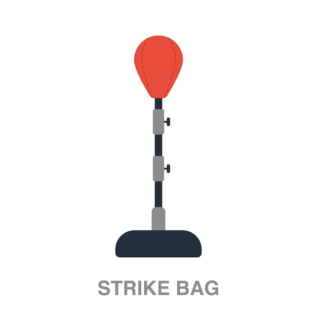 Strike bag illustration on transparent background