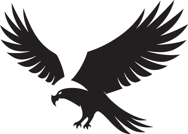 Striking Eagle Badge Vector A Visually Striking Badge Vector Featuring the Bold Presence of the Eag