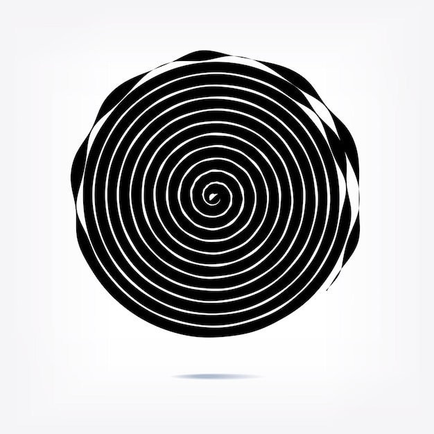 Stripe circle background abstract pattern Radial graphic element