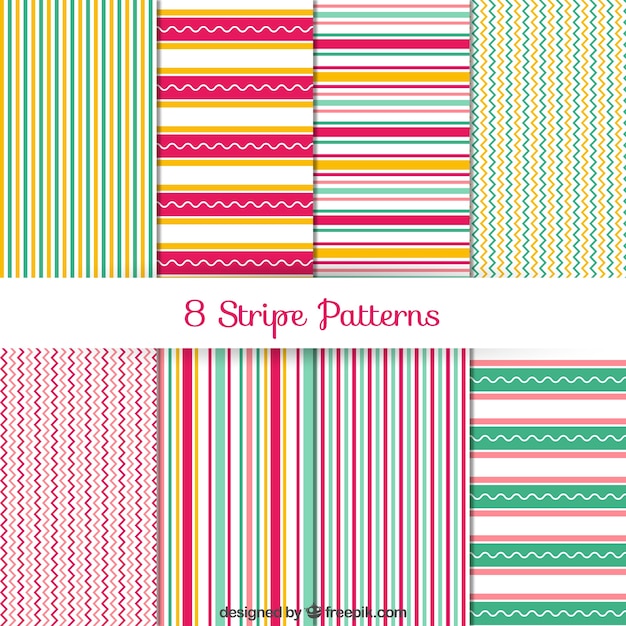 Striped patterns