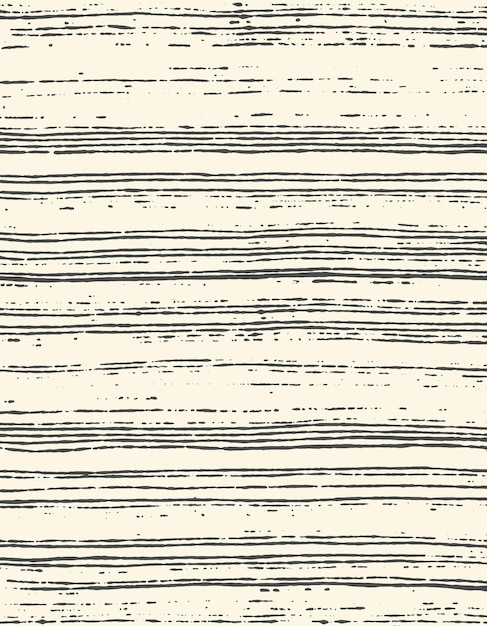 Striped poster background with grungy texture hand painted with ink brush. Vector illustration