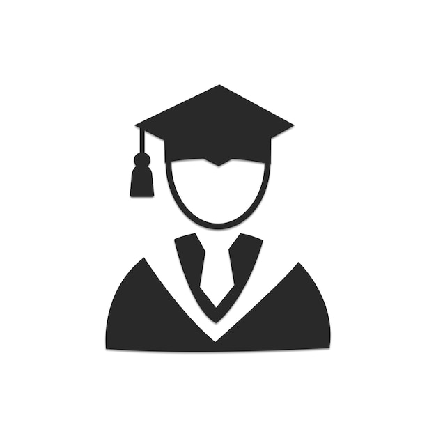 Student icon vector