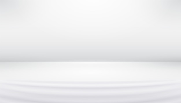 Vector studio background white gray abstract with smooth lines, shadows