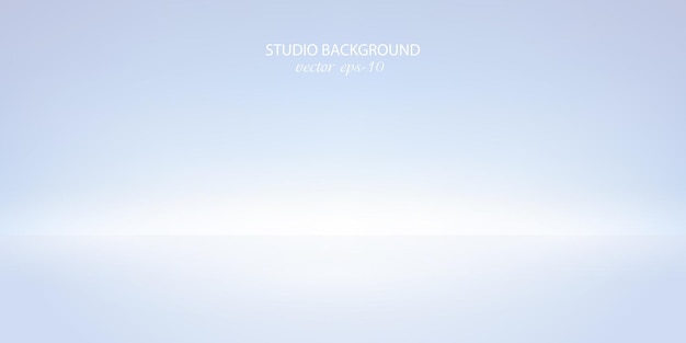 Studio blue background Bright Room