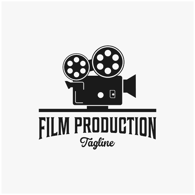 Studio film production logo design