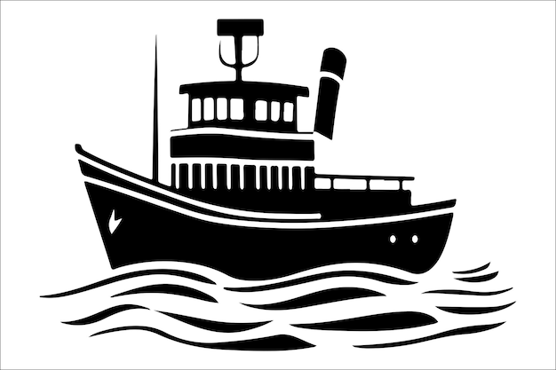 Stunning Ship Vector Silhouettes Premium Ship Silhouette Vectors Elegant Ship Vector Silhouettes