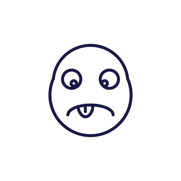 Vector stupid and smile icon vector design templates