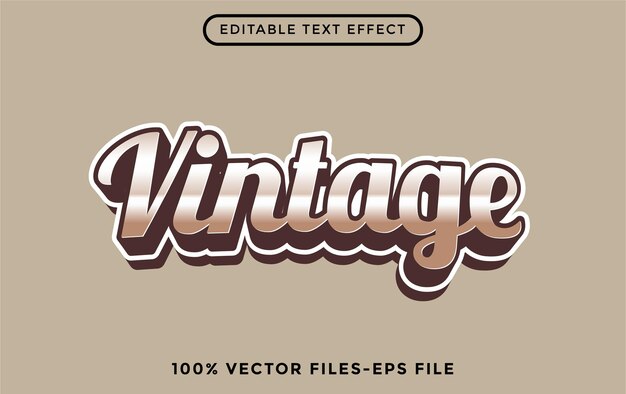 Style - illustrator editable text effect Premium Vector