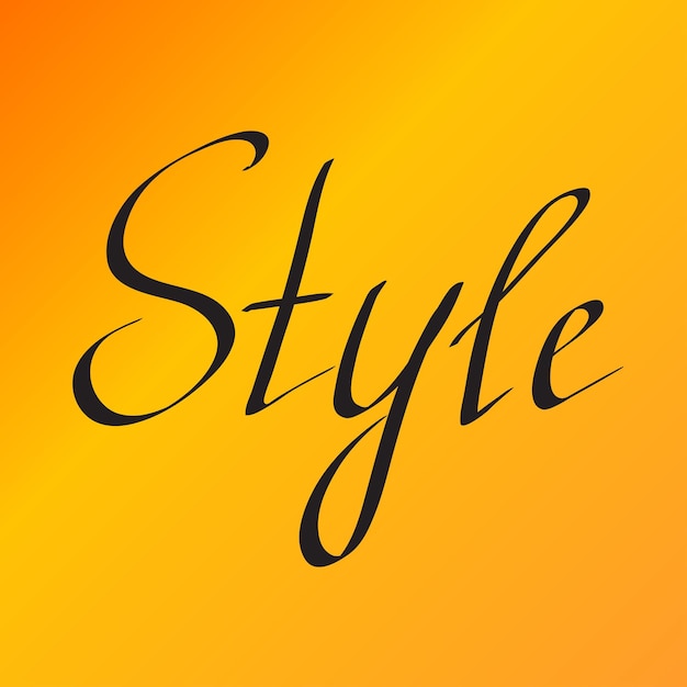 Style vector word