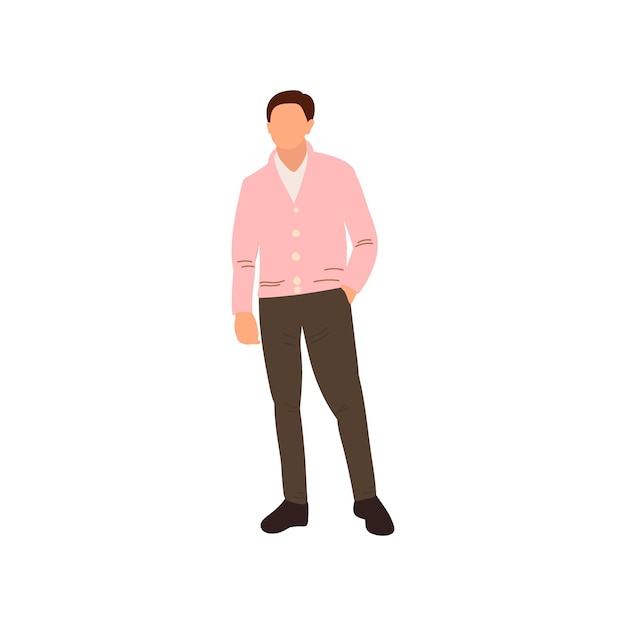 stylish adult pose in pink clothes clothing