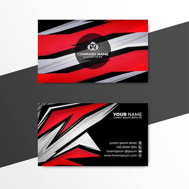 Stylish Business Card Design vector Creative Business Card Template