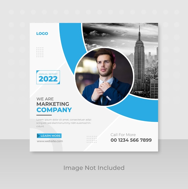 Stylish Corporate Business Facebook or Instagram Post Template