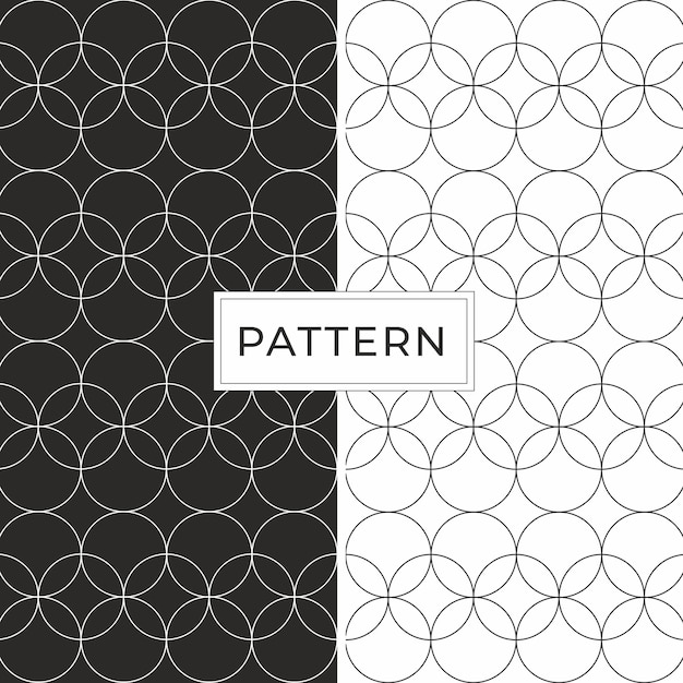 Stylish and Decorative line abstract circles pattern