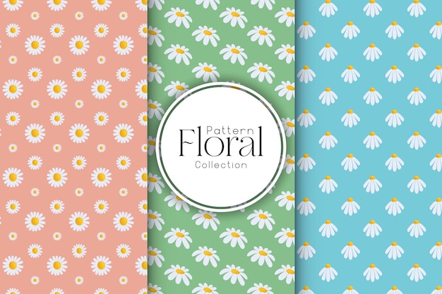 Stylish floral pattern, dark background