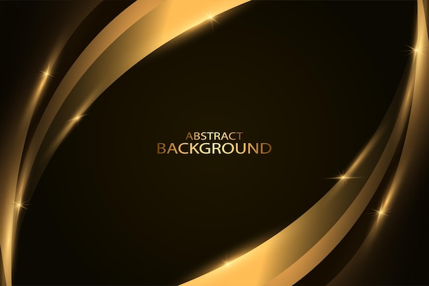 STYLISH GOLDEN ABSTRACT BACKGROUND VECTOR FILE