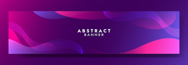 Vector stylish gradient waves for dynamic headers