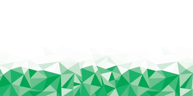 Stylish pattern of green and gradient triangle background