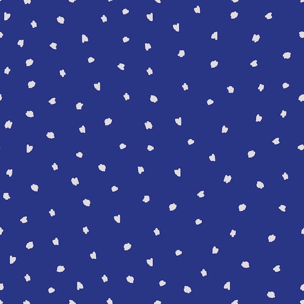 A stylish pattern of white dots blots on a dark blue background For wedding invitations postcards