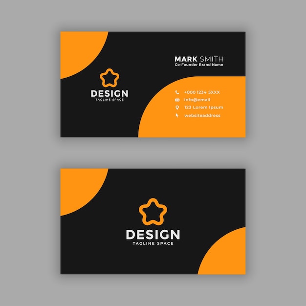 Stylish Professional Business Card Template Design