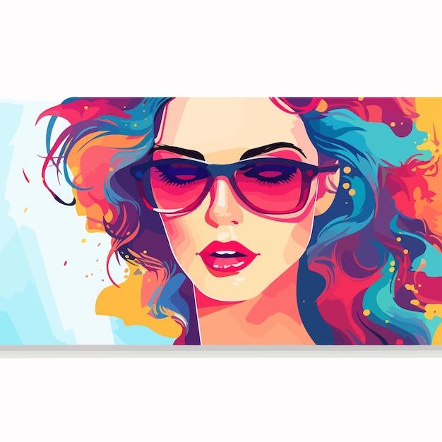 Stylish Promotion Banner Design Featuring Modern Sunglasses