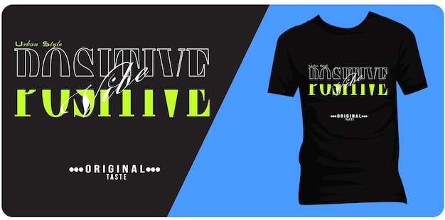 Stylish tshirt and apparel trendy design with typography good vibe