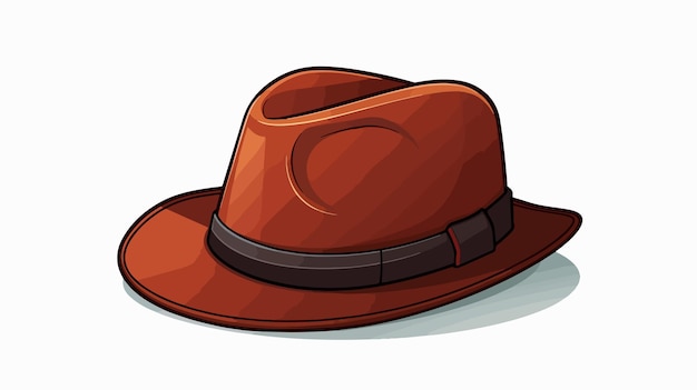 Stylish White Hat Illustration for Fashion Professionals