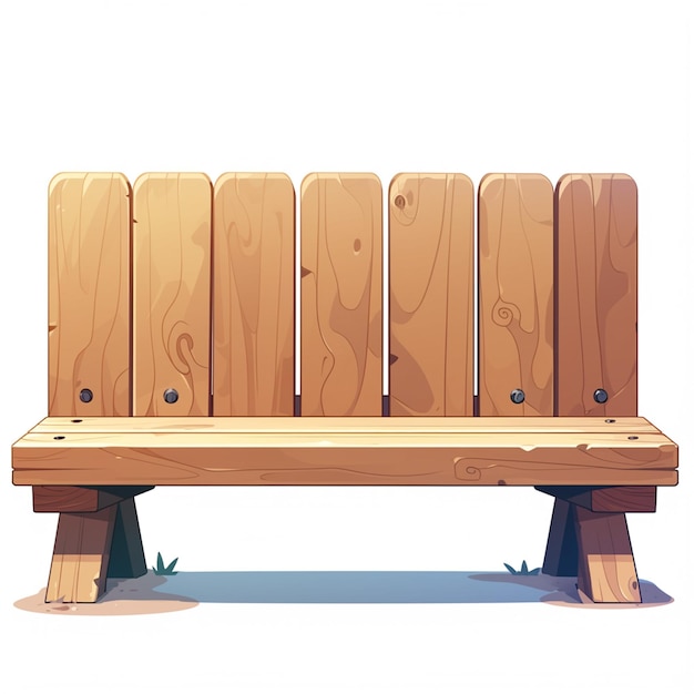 Stylish wooden entryway bench