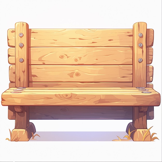 Stylish wooden entryway bench