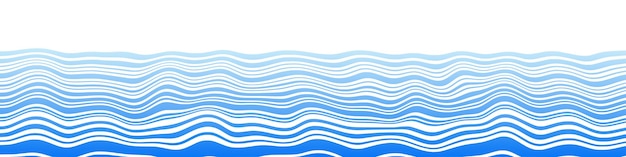 Stylization of sea waves abstract background banner