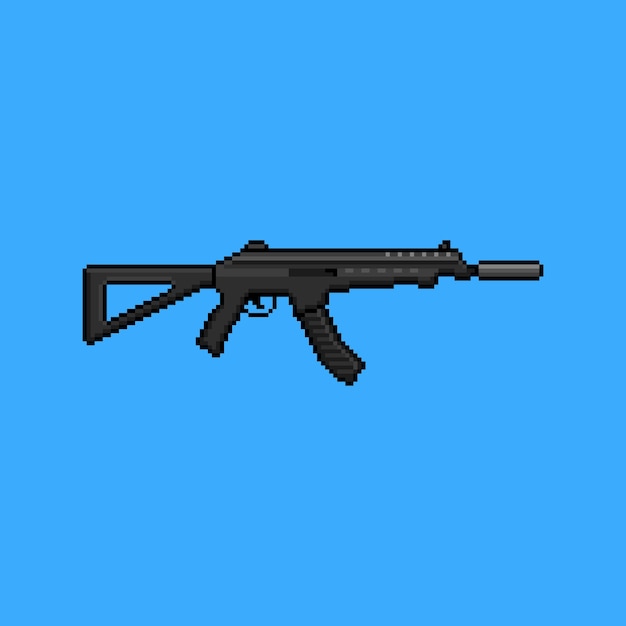 Sub machine pixel art