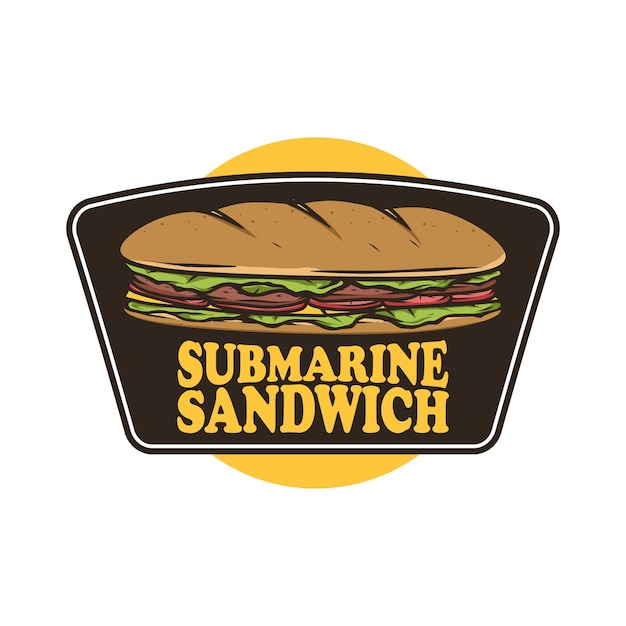 Sub sandwich logo template for you