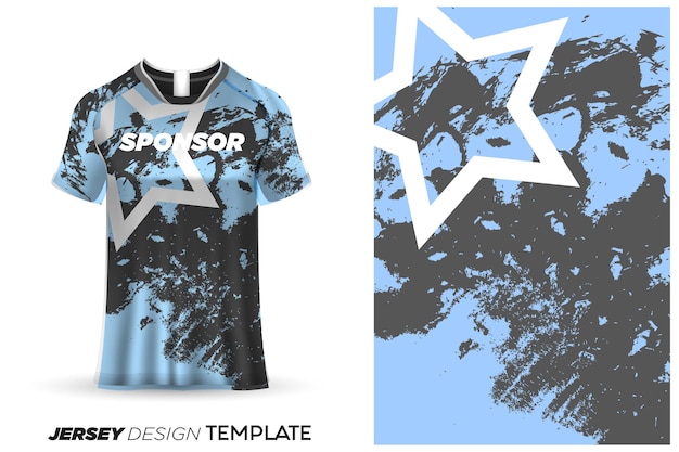 Sublimation jersey design soccer sports jersey template -sports jersey design watercolor background