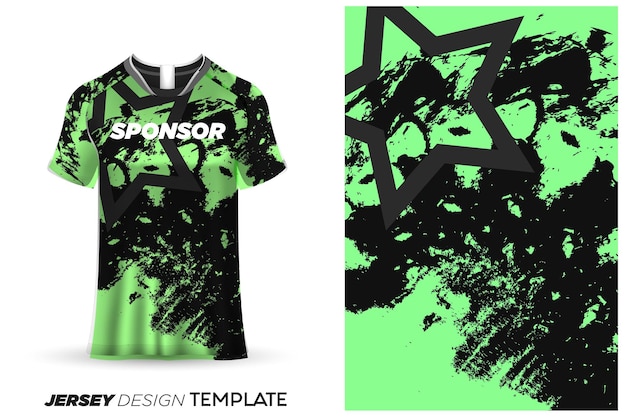 Sublimation jersey design soccer sports jersey template -sports jersey design watercolor background