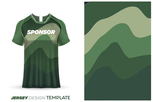 Sublimation jersey design soccer sports jersey template - sports jersey design watercolor background